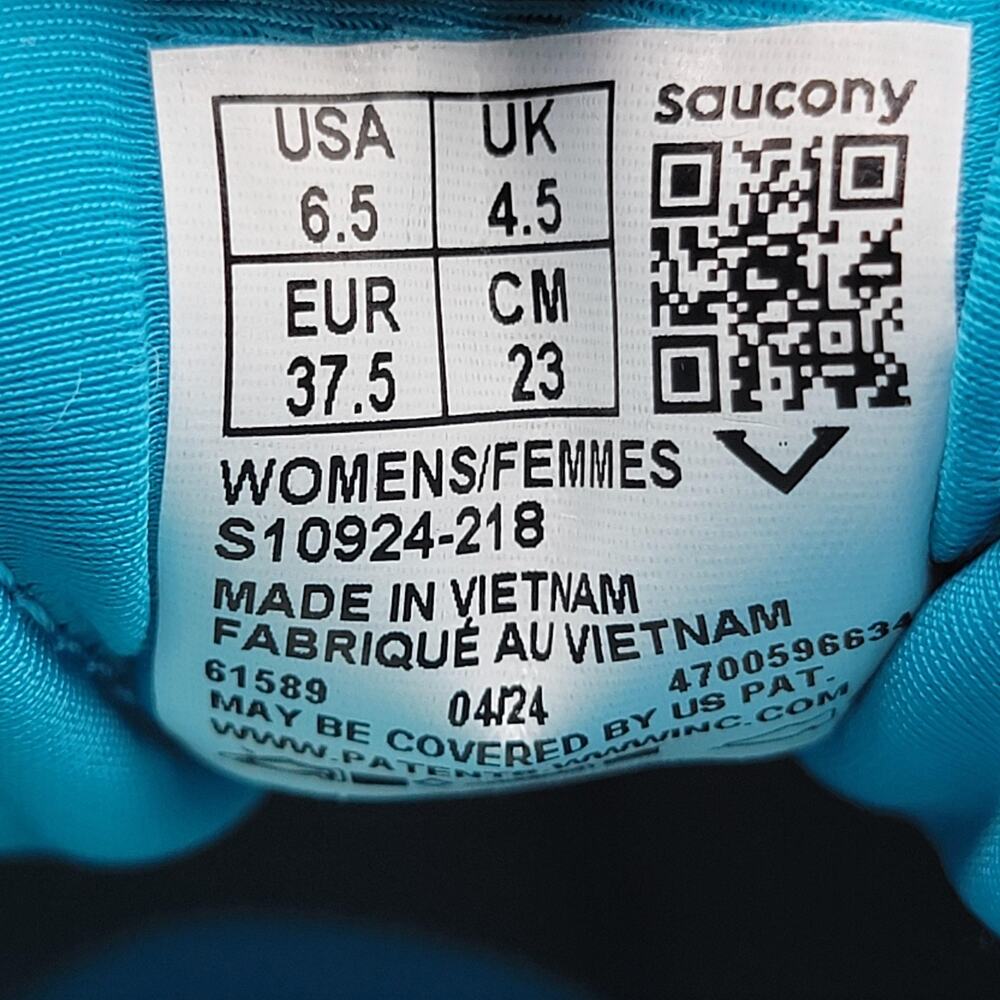 Saucony Ride 17 Shoes Womens Size 6.5 Running Comfort Sneakers S10924-218 (280) - Picture 8 of 11